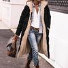 Womens Long Cotton Puffer Coat With Hood Loose Fit Warm Winter Outwear In Multiple Colors Sizes