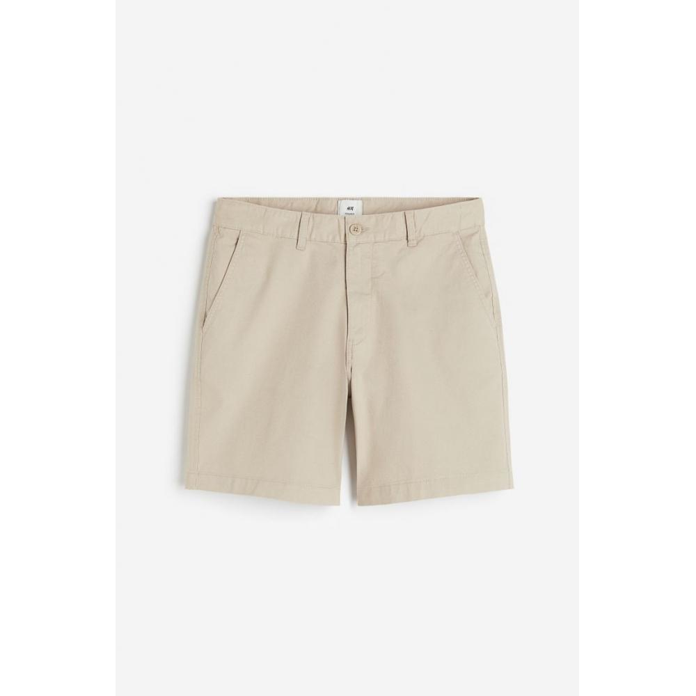 H M Regular Fit cHino sHorts Beige