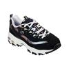 (WMNS) Skechers D'Lites Leather 'Black Multi' Women's 149264-BKMT