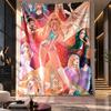 Wandbehang Wandteppich, Taylor Swift Bedruckter Stoff Hintergrund für Schlafsaal Party Dekoration