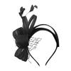 Large Head Bands for Women's Hair Tulle Fascinators For Women Tea Party Hats For Cocktail Wedding Fancy Sweatbands Women Head