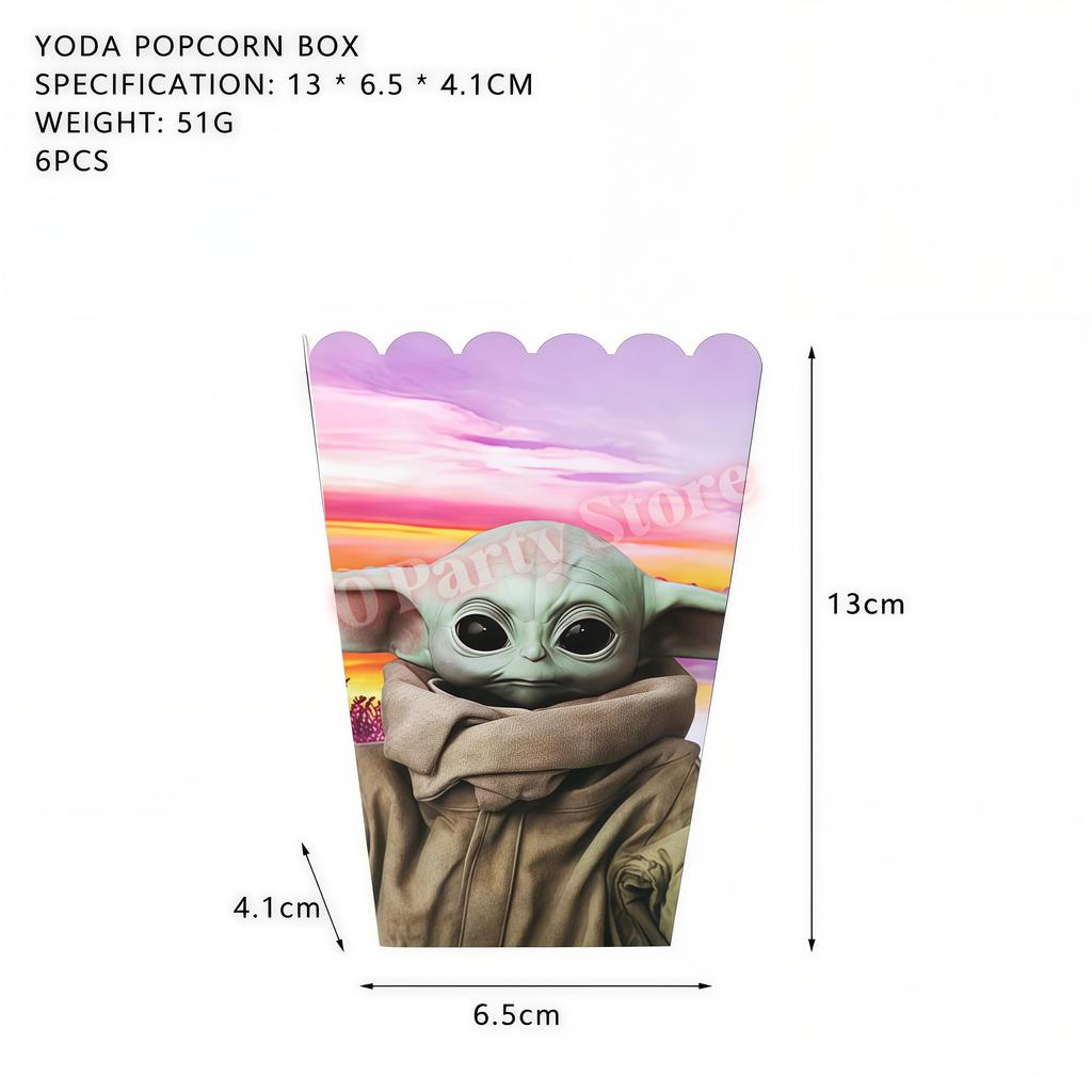 Cute Yodaes Baby Birthday Party Decorations Plate Cup Napkin Balloon Banner for Boys Party Favor Baby Shower Event Supplies Gift