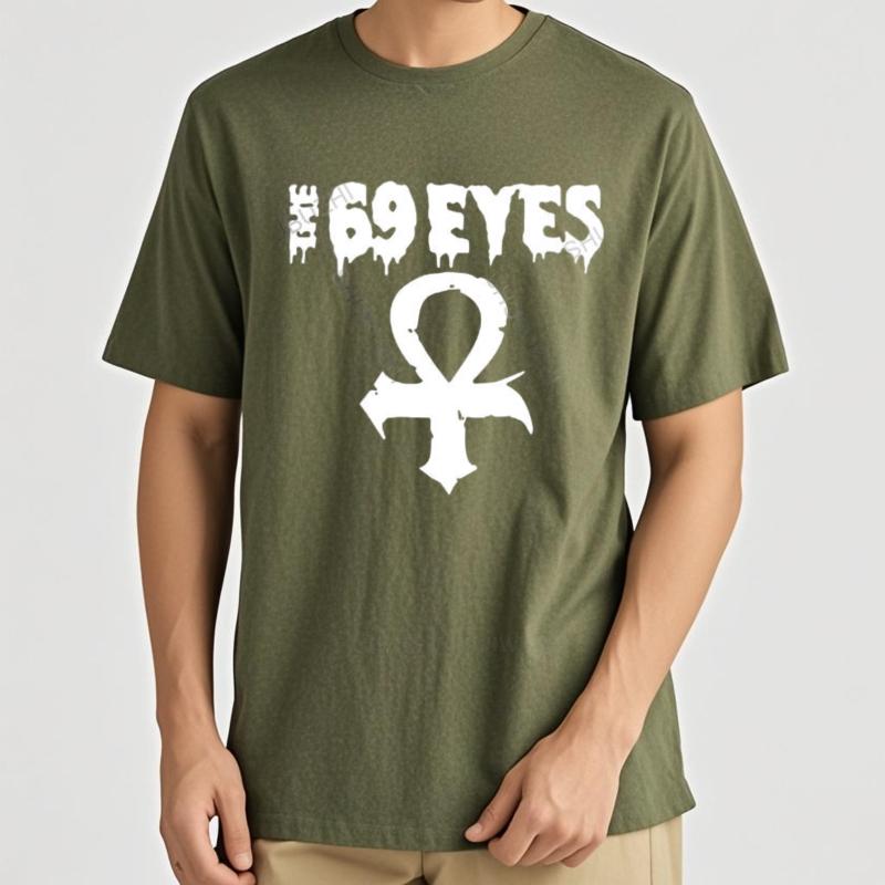 Men Cotton Teeshirt Summer Casual T-Shirt Brand Clothing 69 EYES Vintage T-shirt Top Gift Male Classic T-shirt T-SHIRT Basic Tee