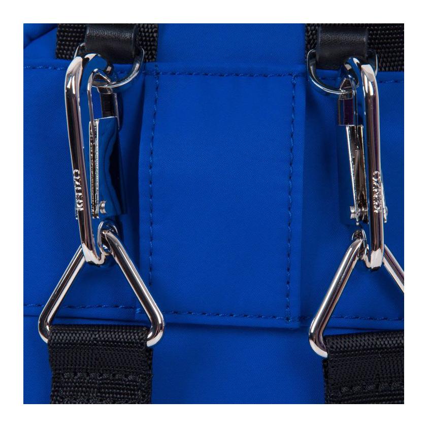 Kenzo Classic Letter Commuter Fashion Design Polyester Nylon Backpack Mini Men Backpack French-Blue F955SF215F38