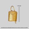 Small Gold Cow Bells – Rustic Hanging Metal Bells for Crafts, Christmas Ornaments, Farmhouse Decor, Wreaths & DIY Garland (Pack of 20)