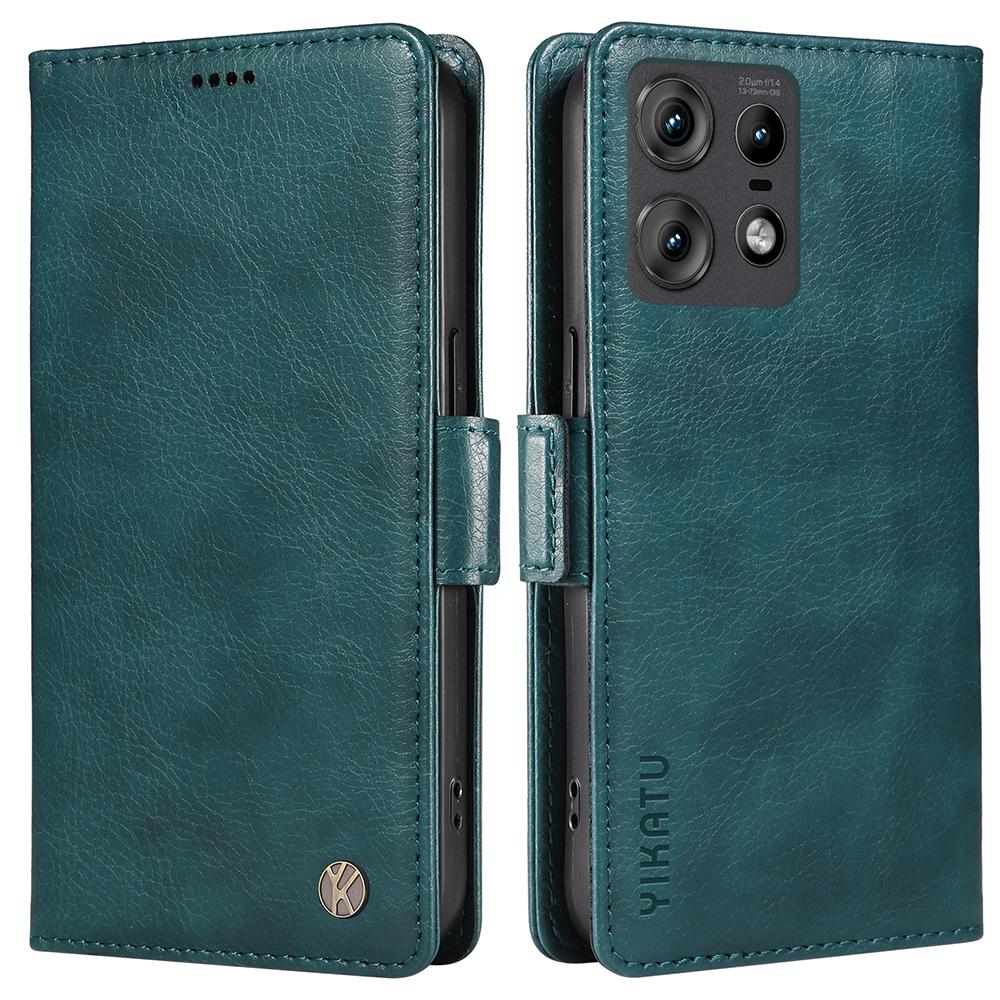 YIKATU YK-007 For Motorola Edge 50 Pro 5G Case Litchi Texture Phone Leather Cover