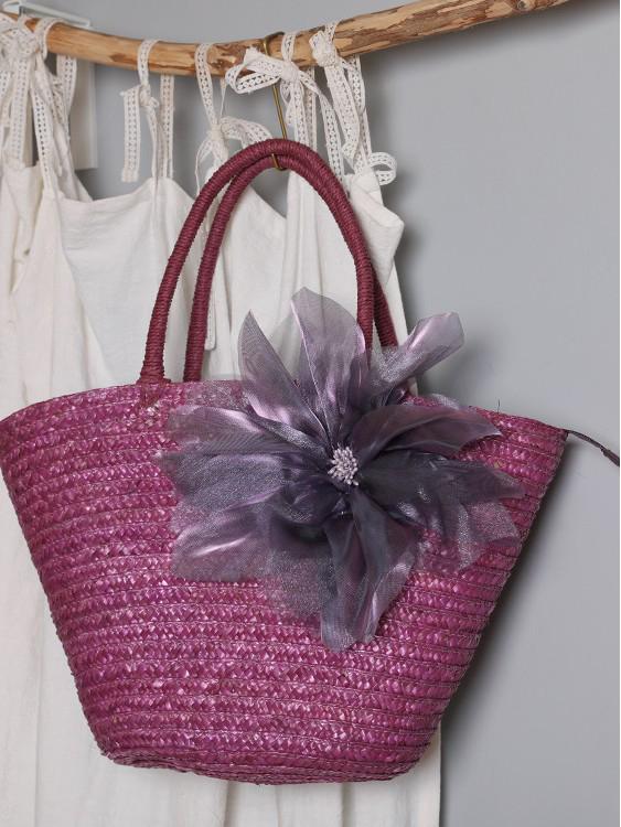 2025 Simple Straw Bag: Women's Pastoral Ins-Style Handbag for Beach Vacations