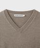 Beulaendideu [Superior] Cloud Superfine V-Neck Knit [Sand Beige]