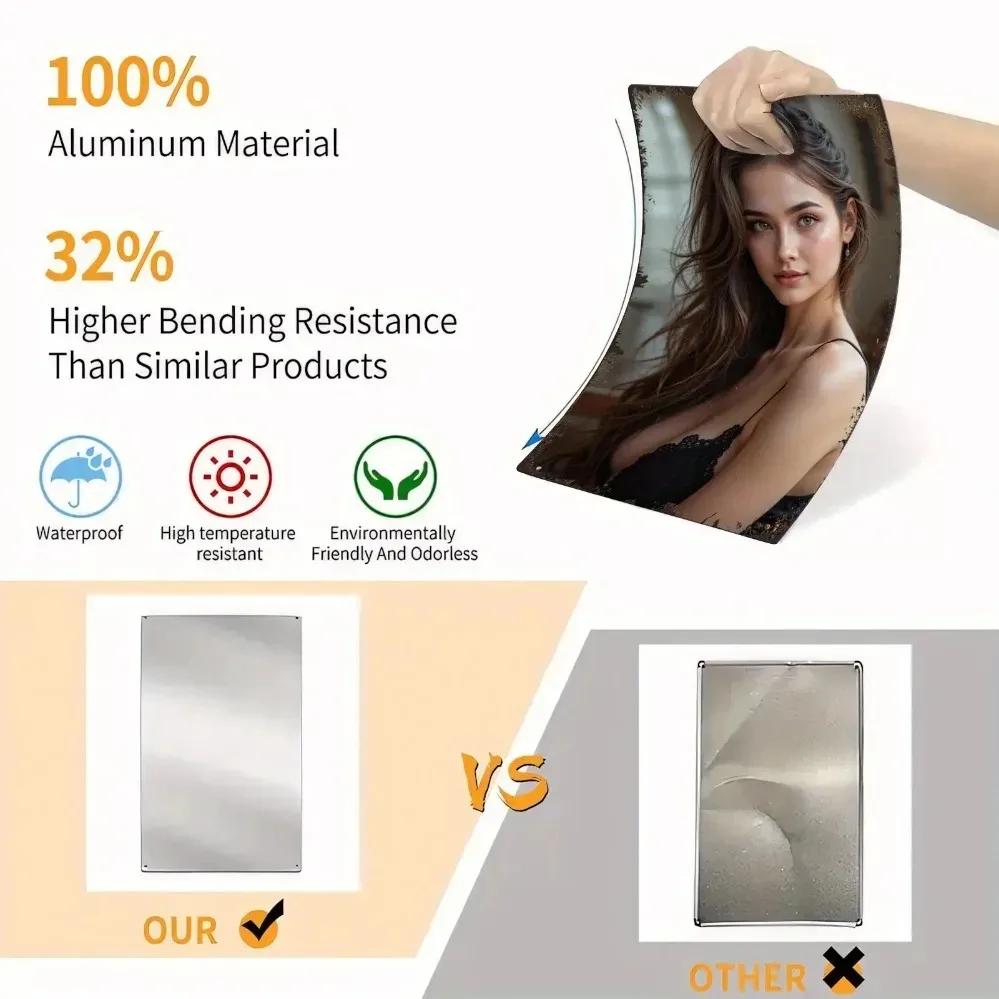 Vintage Bohemian Metal Wall Art for Women, Home Decor Living Room Bedroom