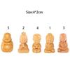 Decor Handicraft Baby Buddha Car Ornament Buddha Statue Little Monk Figurines Key Chain Pendant
