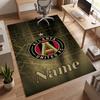 Atlanta United (1) Personalized name Office Carpet Stylish Decor for Living Room Bedroom Kitchen