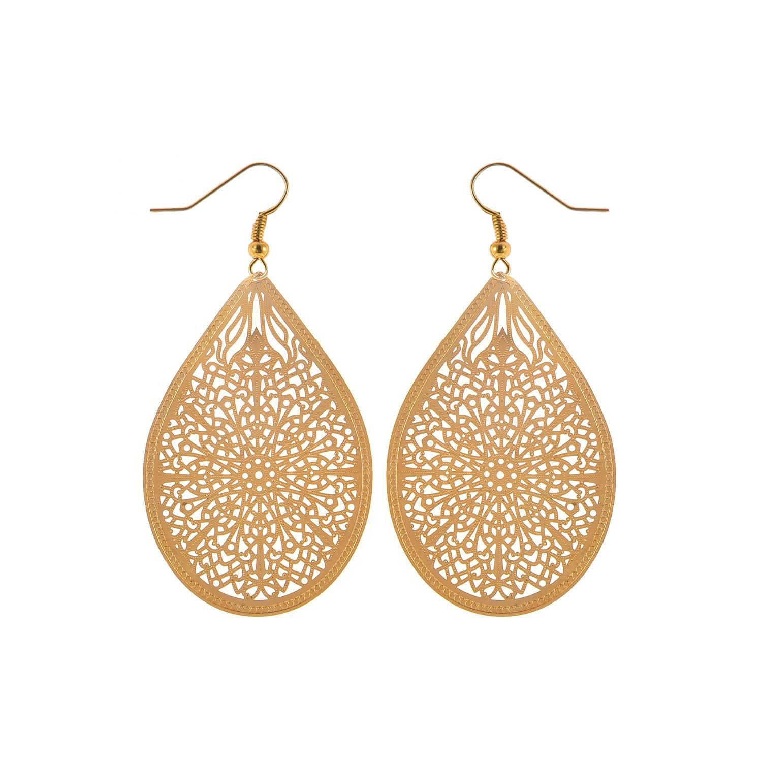 

European and American spider web pendant earrings, simple and cheap alloy personalized accessories exclusive to the party золотой