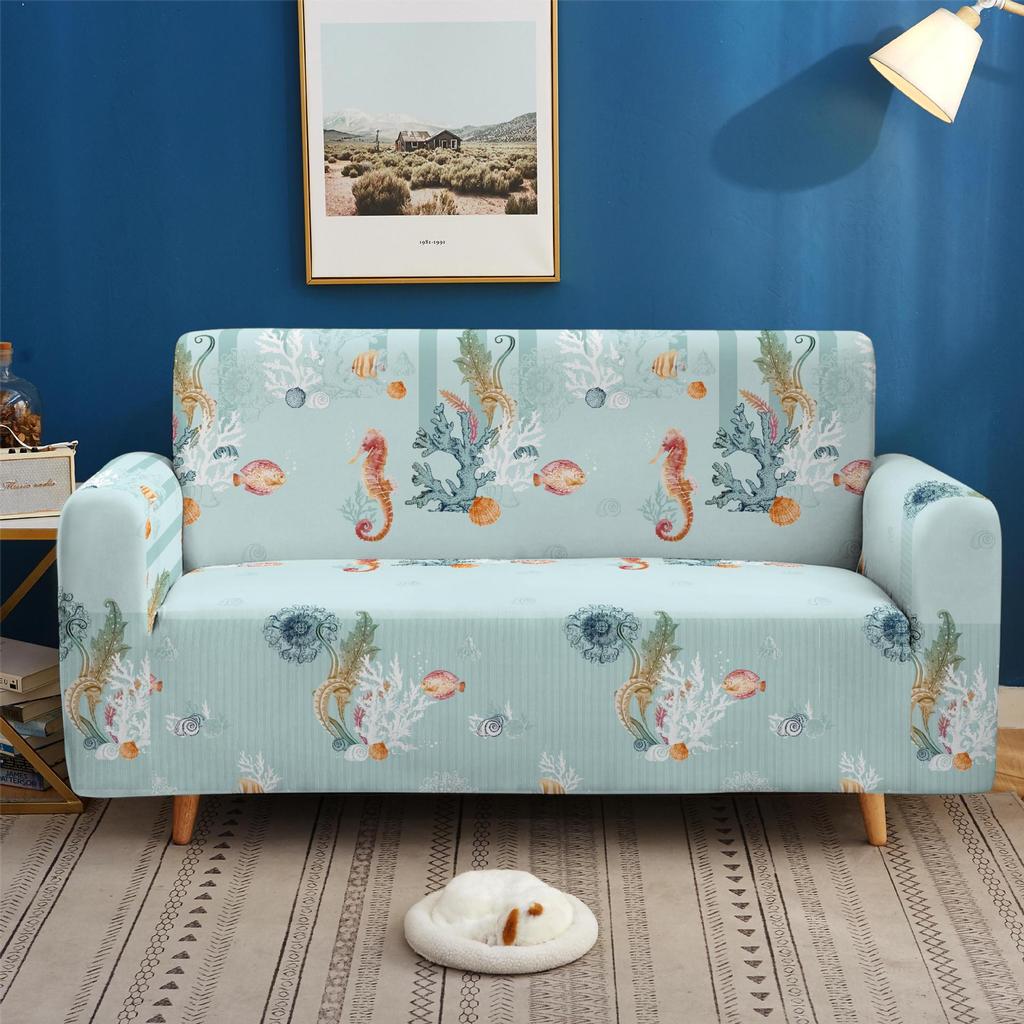 Elastic Ocean All-Inclusive Sofa Cover, Multi-Person Combination Sofa Cover, Lazy Sofa Cover