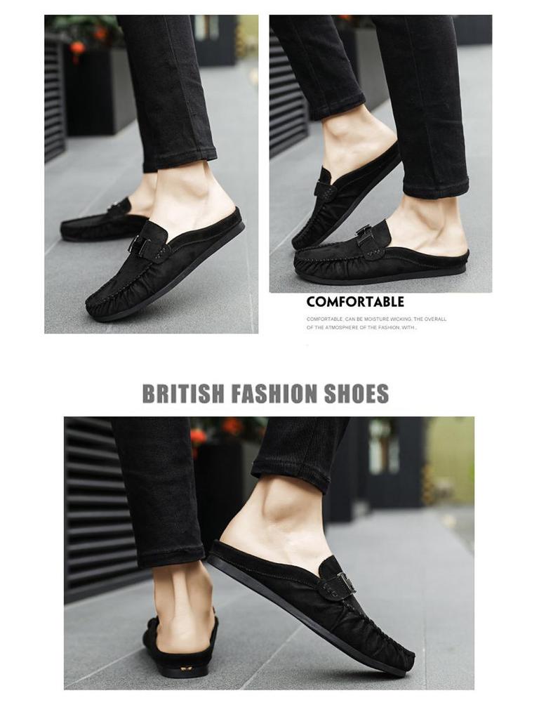 Letní móda Pánské lehké prodyšné nazouvací mokasíny