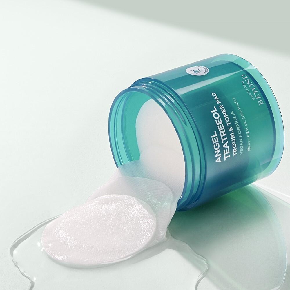 Beyond Angel Tea Triol Trouble Toner Pad 130 Sheets