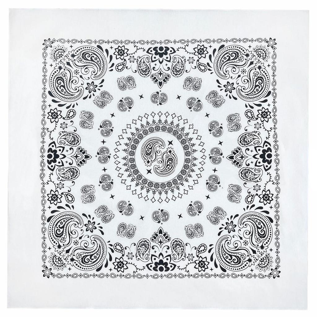 Unisex Turban Kopftuch Kopfbedeckung Quadratische Haartücher Kreatives Kopfwickeltuch Aufwendiges Blumenmuster Haarabdeckung Wickel