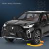 1/24 Toyota Crown KLUGER SUV Alloy Car Model Diecast Metal Toy Off-road Vehicles High Simulation Sound and Light Collectibles Kids Gift