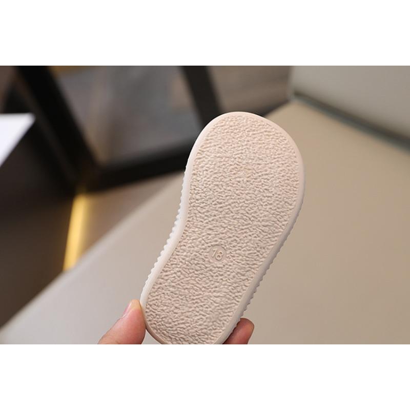 Spring-autumn children's canvas shoes, boys' casual shoes with shell toe, girls' cookie shoes, soft sole baby shoes