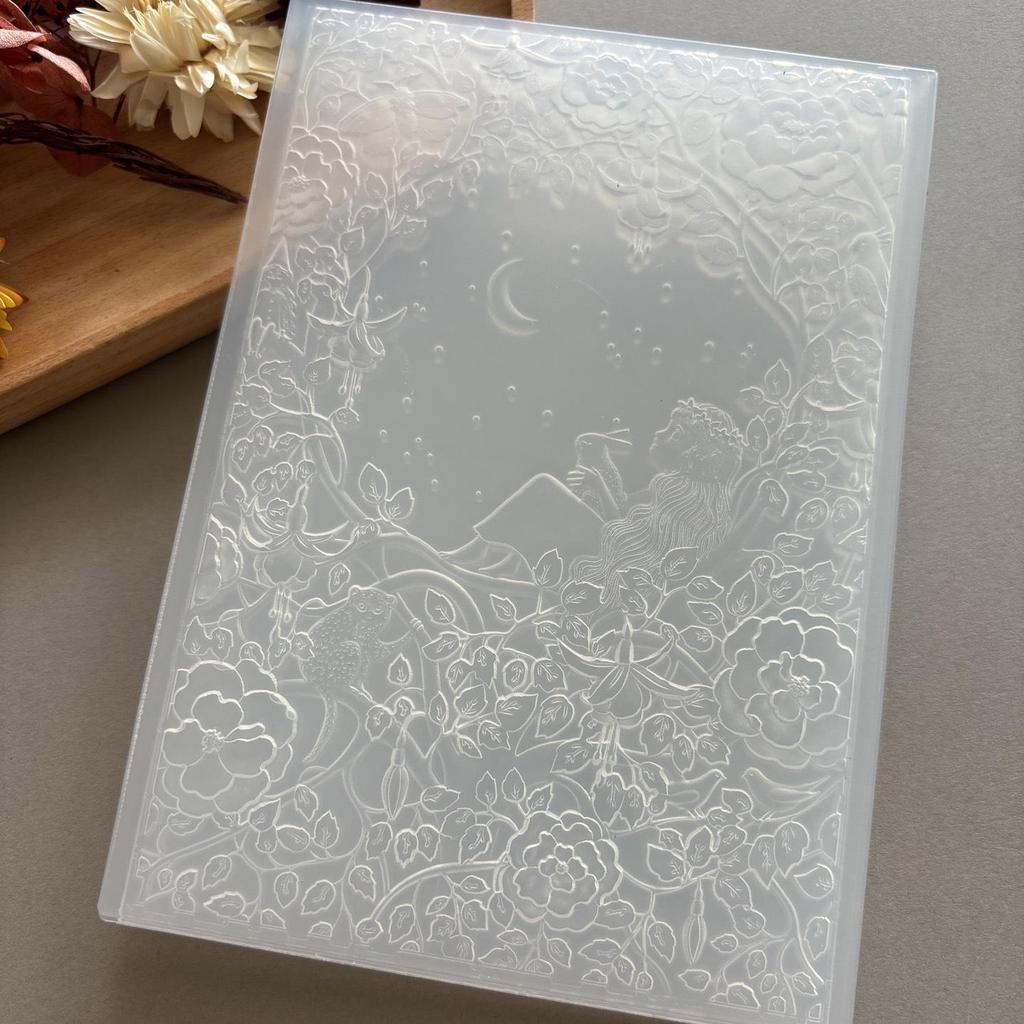 3D Embossed Butterfly Texture Mold for DIY Journal Crafting