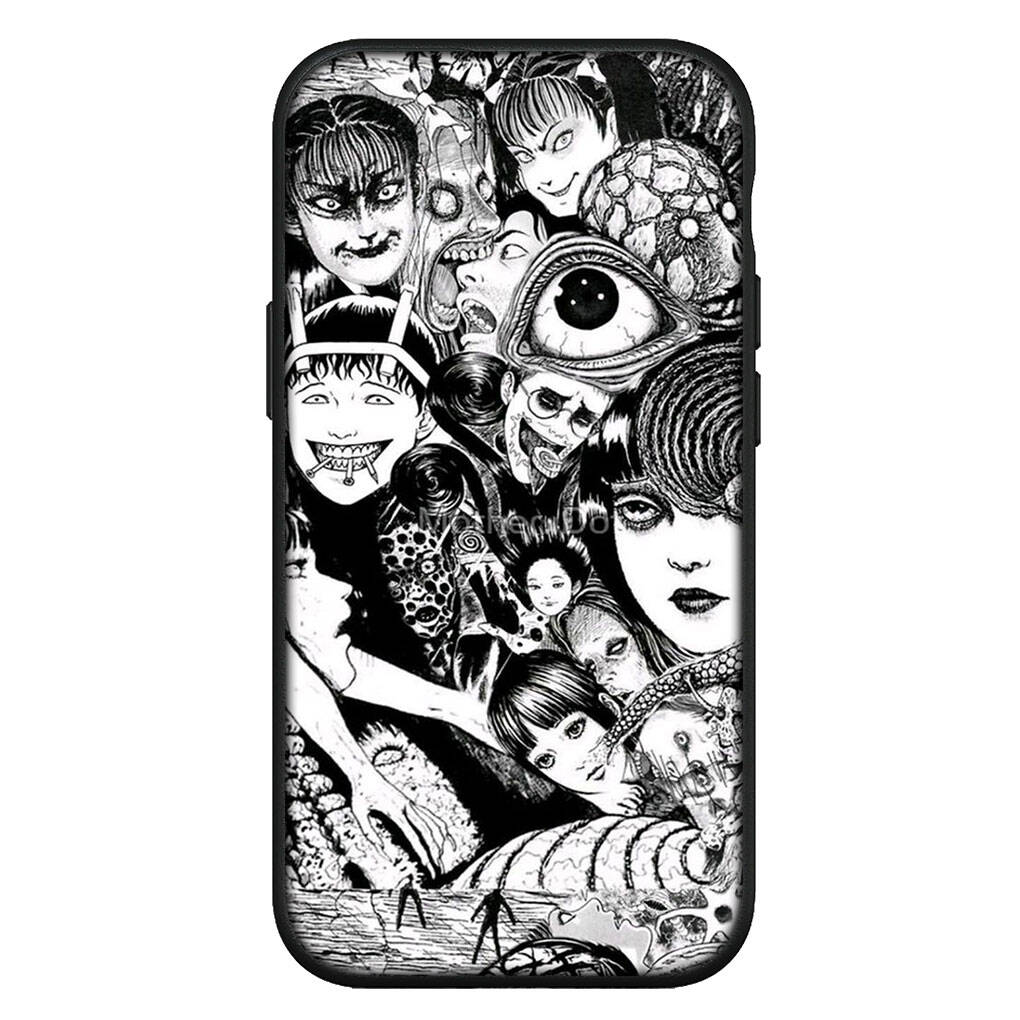Cover for iPhone 17 16 15 Xiaomi Poco Redmi Note 14 13 12 8 Pro Max Samsung Galaxy S25 S24 S23 OPPO Huawei Tomie Junji Ito Collection Anime Phone Case