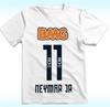 2026 Spring and Summer Relaxing Tshirt for BMG Neymar Jr 11 Official Jersey Premium Football Fan Gearpure Cotton Tshirt