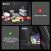 Tesla Model Y 2025 Juniper Rear Trunk Left Side Storage Box with Cover Organizer Partition Accessories
