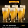 Bierkrug aus Glas mit großem Fassungsvermögen