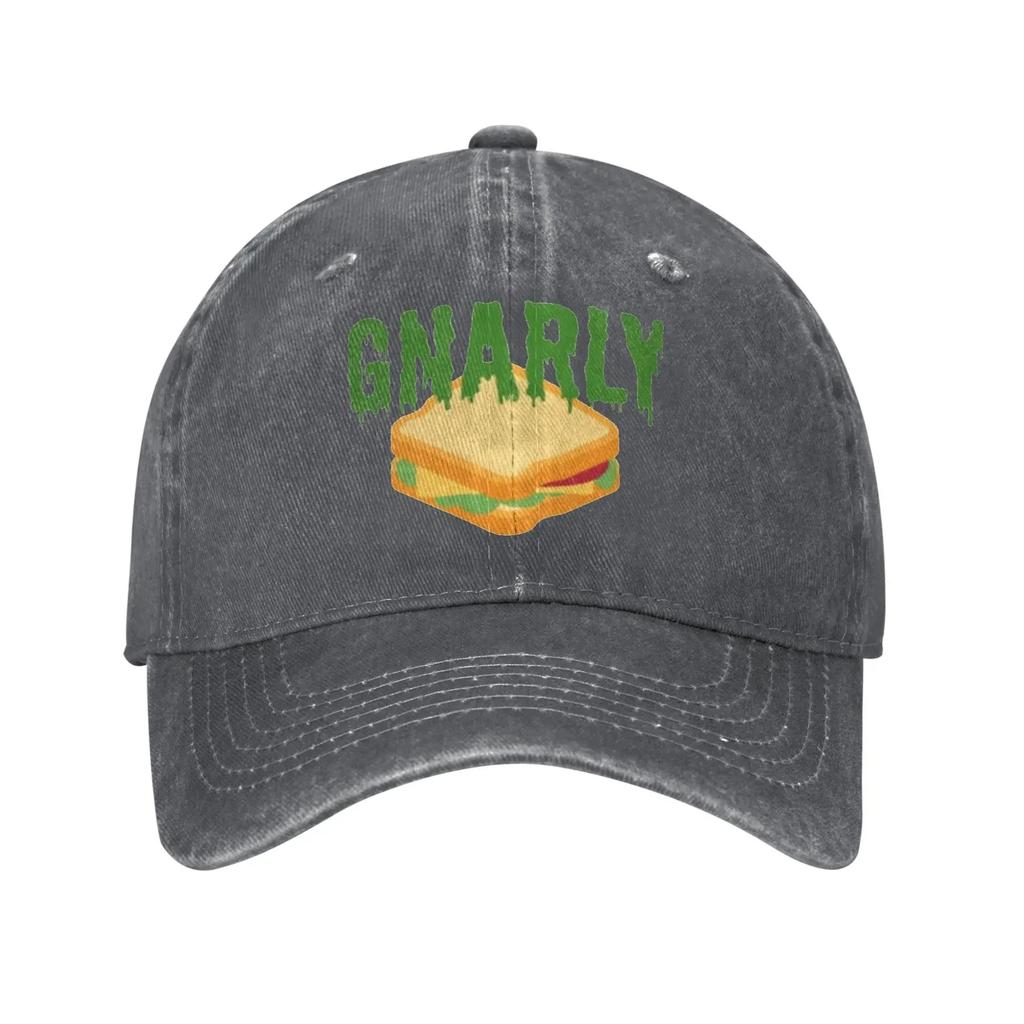 Gnarly  Baseball Cap Sun  Outdoor Sport Wholesale Washed Trucker Hat Unisex Unisex Casual Design Snapback Cap