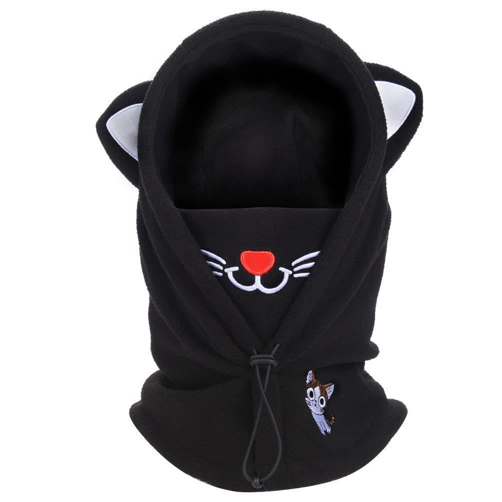 Children's Winter Warm Riding Mask Balaclava Cap Pullover Cap Fleece Snow Cap