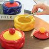 Colorful Irregular Shape Ashtray Ceramic Ash Tray Home Office Table Smoking Accessories for Weed Ashtrays Gift for Boyfriend