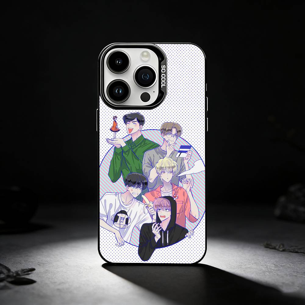 T-Tamon s B-Side Phone Case For iPhone 17,16,15,14,13,12,11 Plus,Pro Max,XS,Colored silver phone case