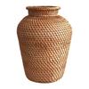 Rattan Vases Country Rustics Styles Handmade Woven Plant Flower Vases Basket for Home Decors Decorative Vases Centerpieces
