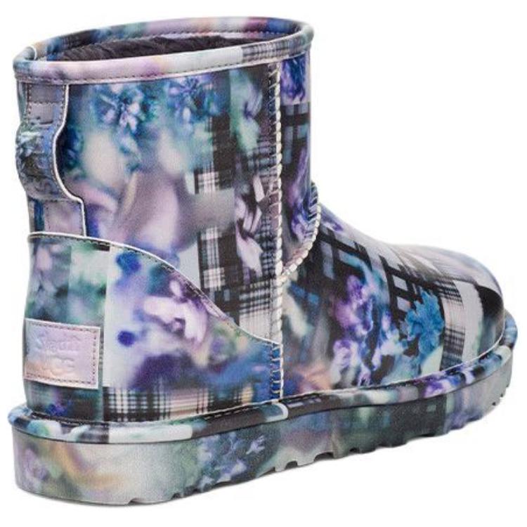 Collina Strada x UGG Classic Mini Boot Dark Blue Floral Unisex Sneakers 1170173-DFL