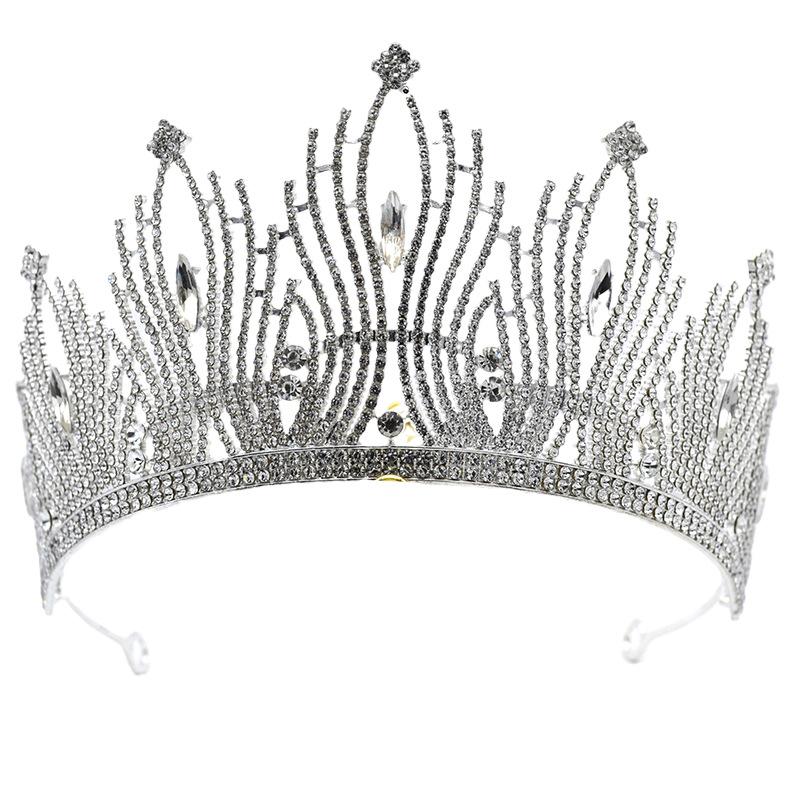 Bridal Jewelry Headwear Stage Car Show Accessories Alloy Inlaid Rhinestone Large Crown Princess Phoenix Crown Crown