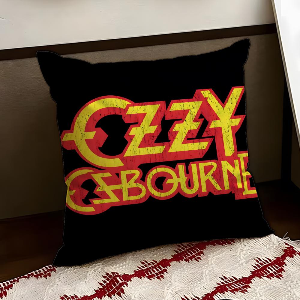 

SingerOOzzy Osbournes Cushion Cover Reversible Soft Durable Pillow Cover Home Car MultiScene Use for Daily Comfort 30X30cm