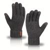 Cozy Unisex Alpaca Wool Touchscreen Gloves - Soft, Warm, and Stylish for Winter - Perfect for Office, Travel, Cycling