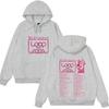 Ed Sheeran Loop Tour Print Hoodie Men Women Fashion Pullover Long Sleeves Casual Loose Oversized Sweatshirt