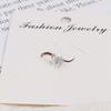 Geometric Transparent Women Titanium Steel Rainbow Stud Earrings Tragus Earrings Butterfly