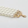 Elegant Women Multi-layer Faux Pearl Beaded Choker Necklace Party Jewelry Gift