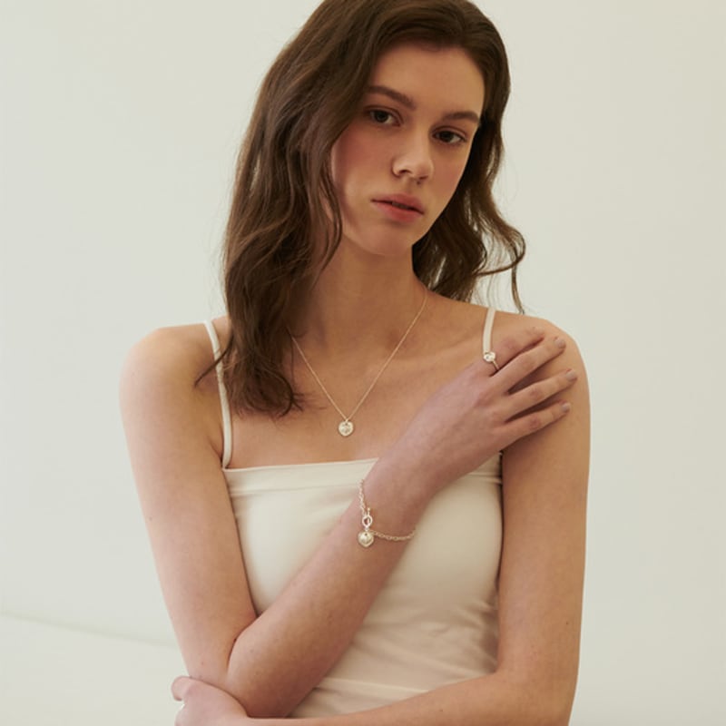 Cotoit Heart Shell Bracelet S(9mm)