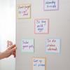 Writable Memo Boards Multifunctional Magnet Name Tags Whiteboard Label Stickers  Office