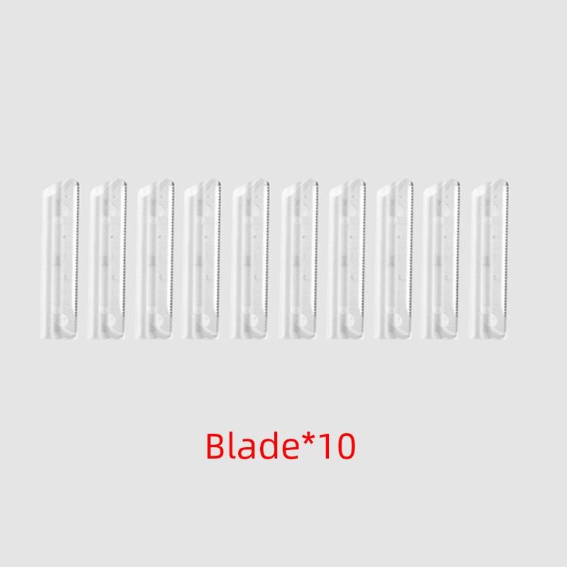 Mi Xiaolu Lazy Eyebrow Razor for Men and Women, Safe Eyebrow Razor Tool, Metal Eyebrow Razor for Beginners Imported Replacement Blades*10