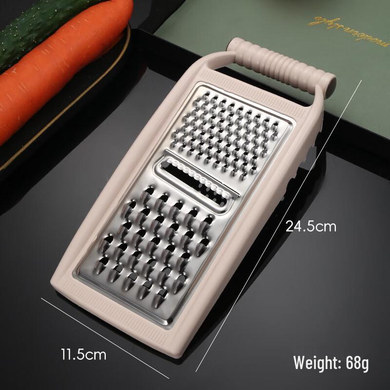 Wutuo 3-in-1 Edelstahl Gemüseschneider und Reibe