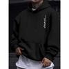 Minimalistische Herren- und Damen-Pullover-Hoodies, Street Harajuku Y2K Retro Mode Sportbekleidung, Lockere Herbst- und Winter-Langarm-Sweatshirts
