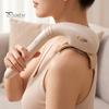 Ergonomic Self Massage Device for Upper Back Neck Shoulder Massager with Long Handle, Cordless Rechargeable Deep Kneading Shiatsu Tension Relief