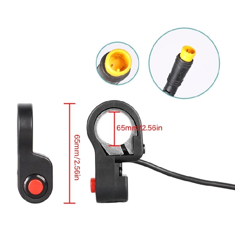 Mountain Bike Conversion Set Emergency Power Cutoff Switches Light Weight ABS Materials Designs For Electric Bicycles
