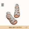 Girls High-top Roman Sandals Summer 2025 New Fashion Bow Children Princess Shoes Girls Beach Sandals
