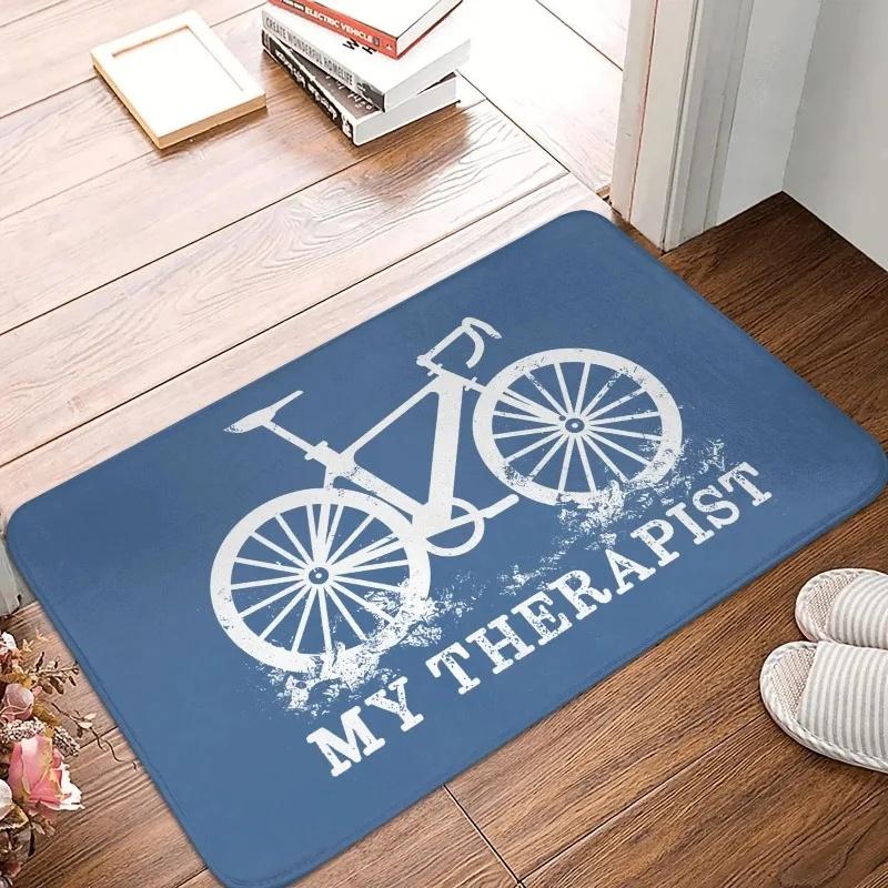 Mountain Bike Is Calling Doormat Anti-Slip Entrance Kitchen Bathroom Floor Door Mat MTB Bicycle Cyclist Ride Garden Carpet Rug
