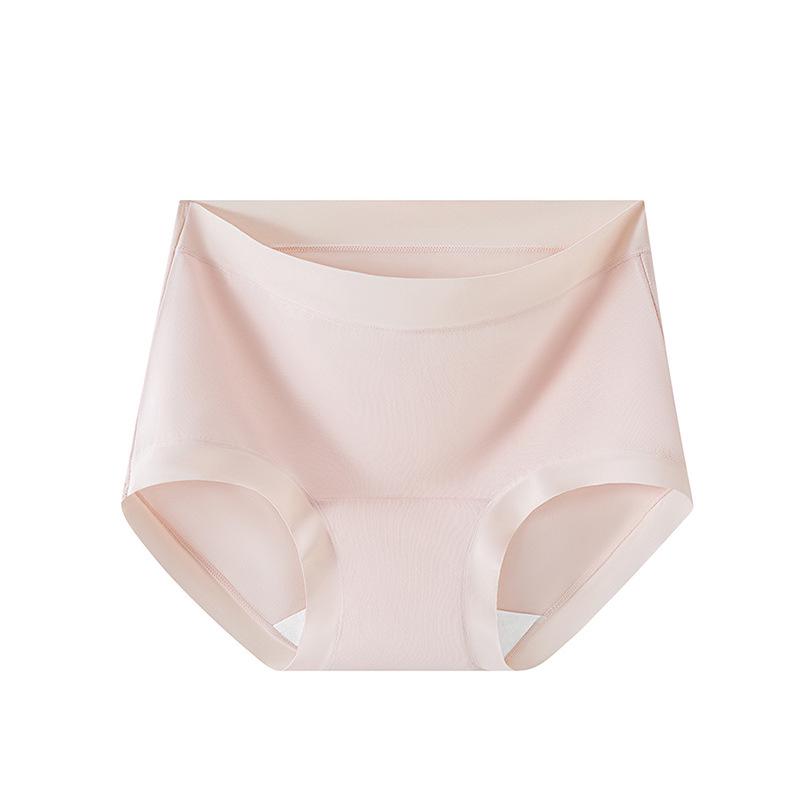 Pure Cotton Women's Mid-Waist Underwear - Single Pack (Large Quantities Available)