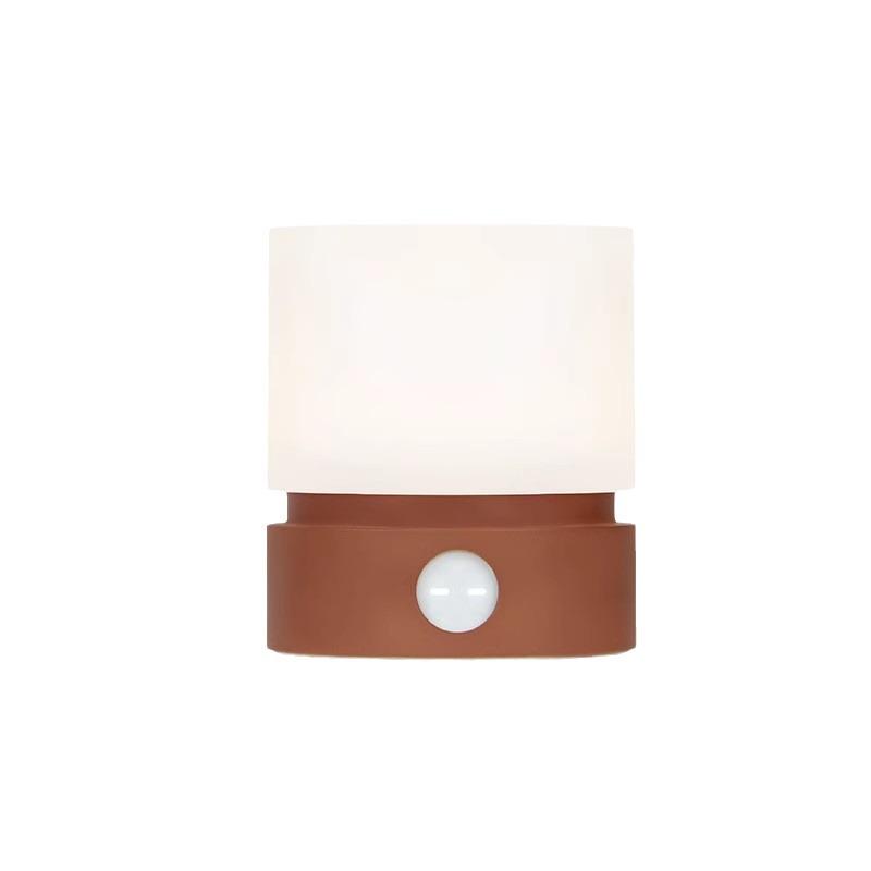 Nordic Rotating Cylindrical Night Light with Breathing Mode